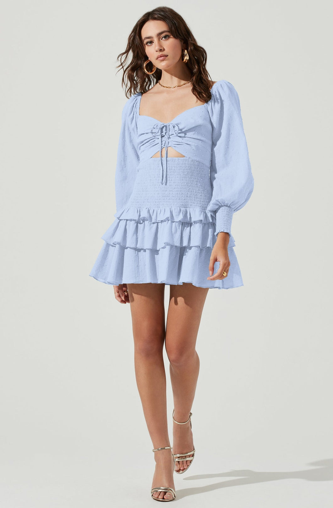 Periwinkle Marietta Mini Dress – Lucy Rose